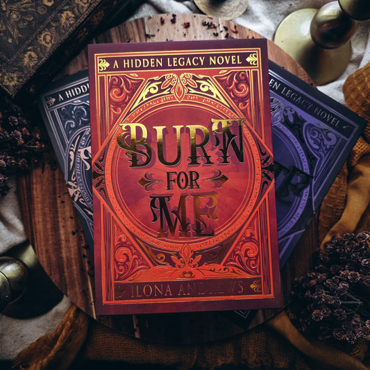 Ilona Andrews Signed - Burn For Me, White Hot and Wildfire