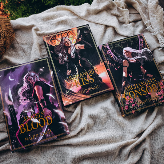 Nalini Singh - Angels' Blood, Archangel's Kiss and Archangel's Consort Signed