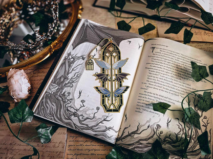 Wings Metal Bookmark